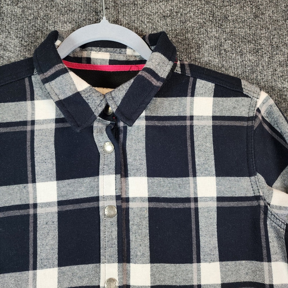 Orvis Women Plaid‎ Shacket Cabincore Heritage Outdoors Utility Snap Shirt Size L